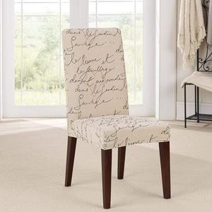 NWT Surefit Stretch Short Dining Chair Slipcovers